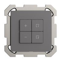 Stazione secondaria INC 1K/4T per dimmer scena Edue Wiser grigio scuro