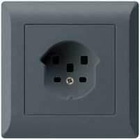 UP-Steckdose HA kallysto.line Typ 25 mit Steckklemmen anthrazit