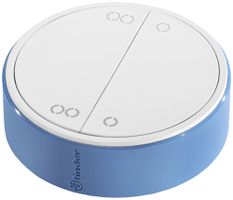 RF-Handsender YESLY, 4-Kanal, Bluetooth, batterielos, rund, weiss/blau