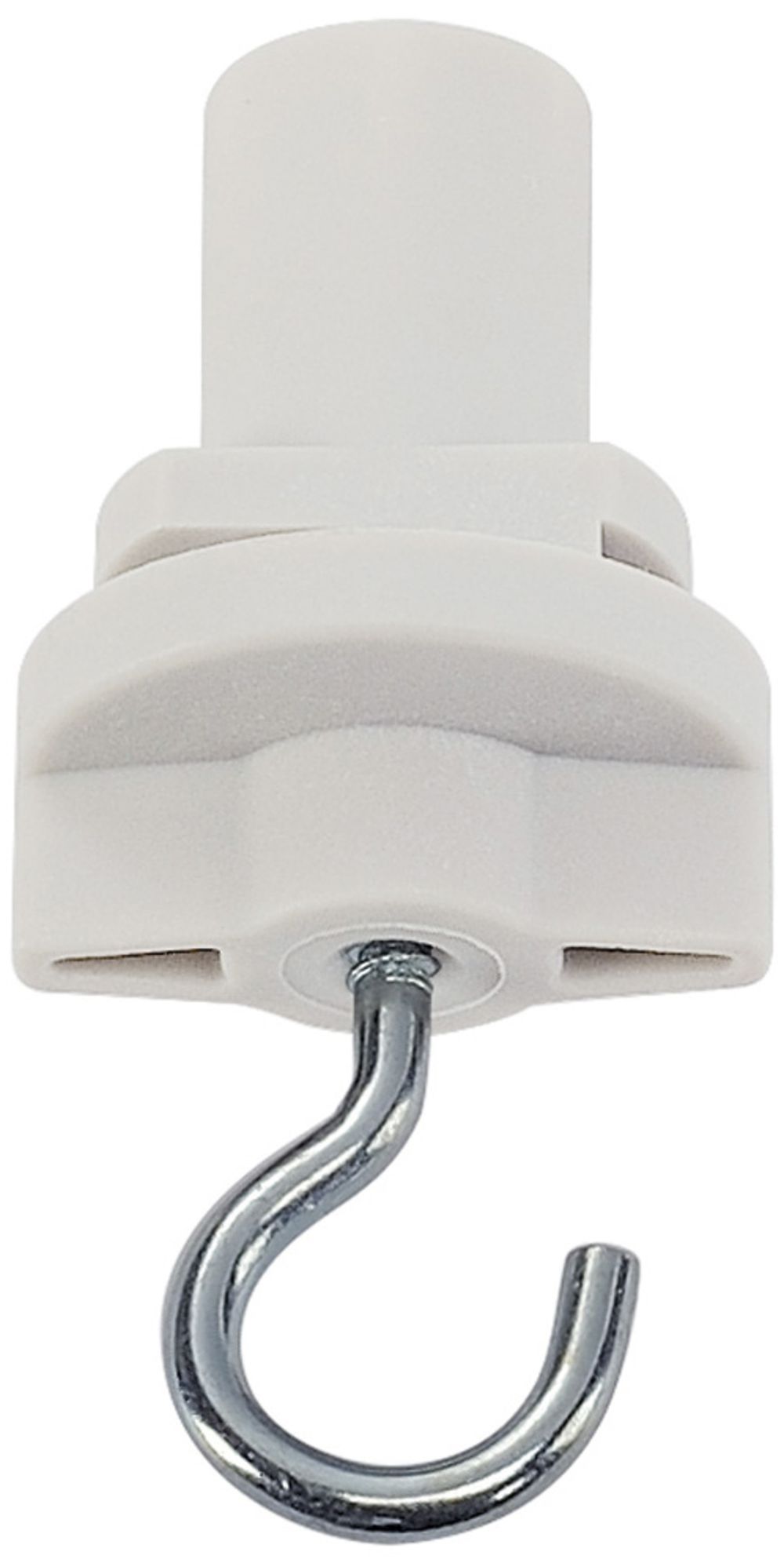 Universalhaken SLV für Stromschiene S-TRACK 3-phasig, max. 10 kg, weiss