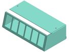 Coffret de branchement DAK 6FLF verti.