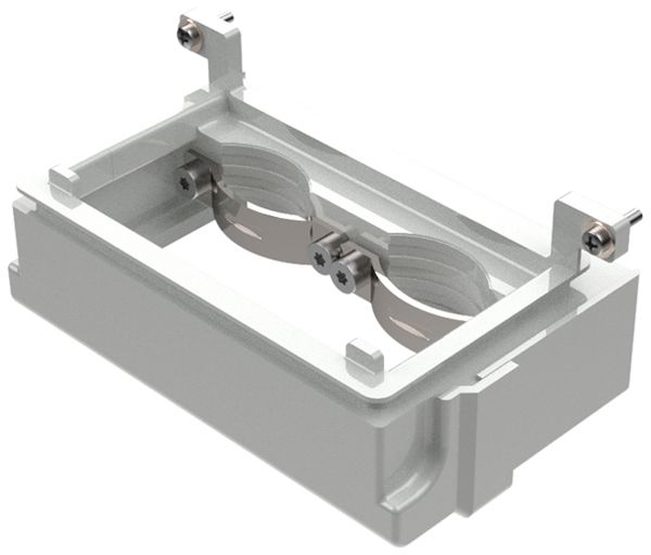 Anschlussraumerweiterung Rauscher & Stoecklin 145×89×135mm grau