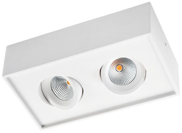 Downlight LED AP SG Cube 6W 1010lm 2000…2800K WB VAR 231×132×65mm blanc