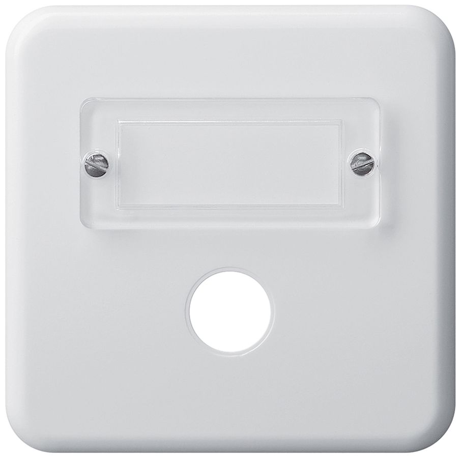 UP-Abdeckplatte basico I 1×Sonnerie weiss