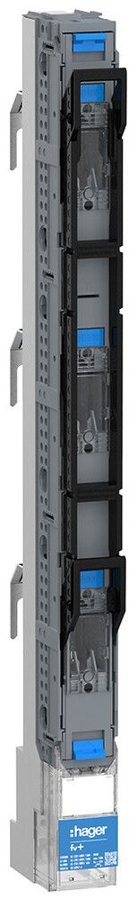 Barre de commutation HPC Hager FV+ NH00 3P 160A 690V 100kA raccordement à vis