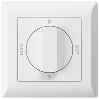 UP-Drehschalter 0-Man-0-Aut. kallysto.line 2/1L weiss mit Drehgriff
