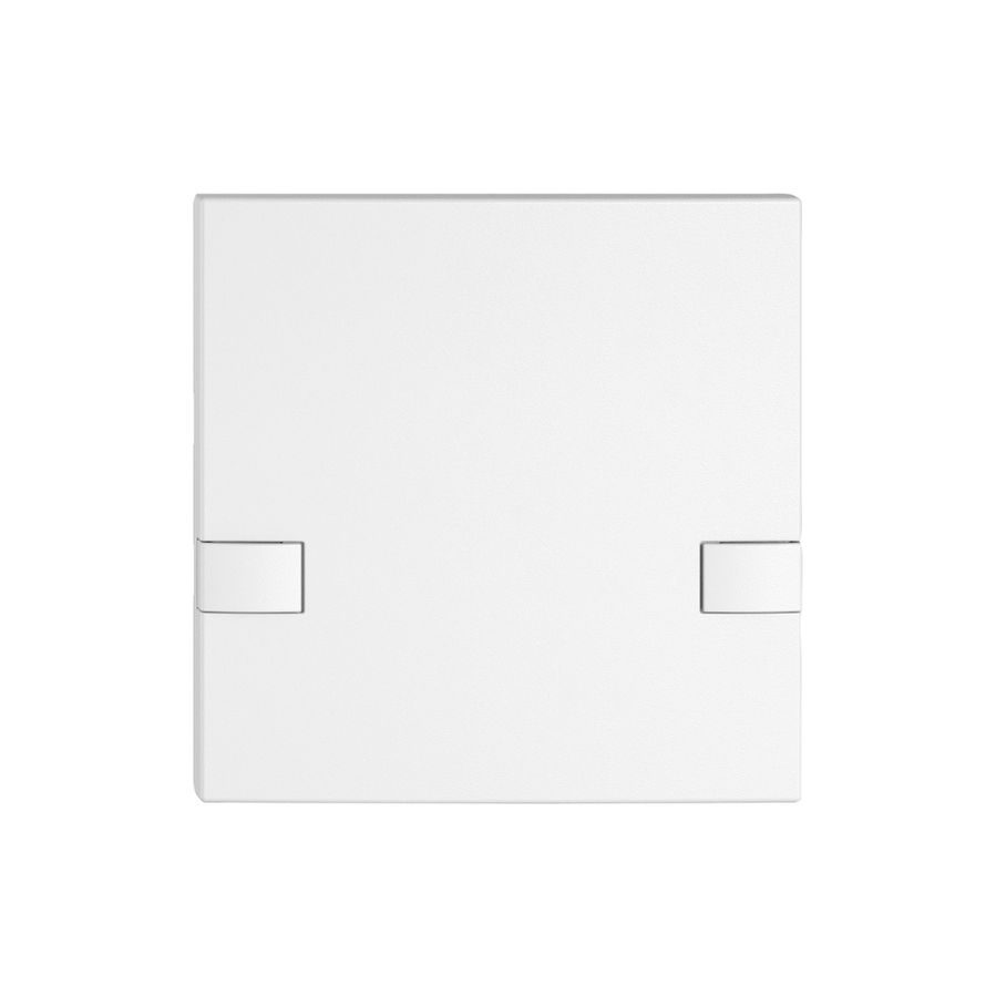 Poussoir 1/1 EDIZIO.liv KNX et UNI a.SNAPFIX® sans LED commande à 2 touches bc