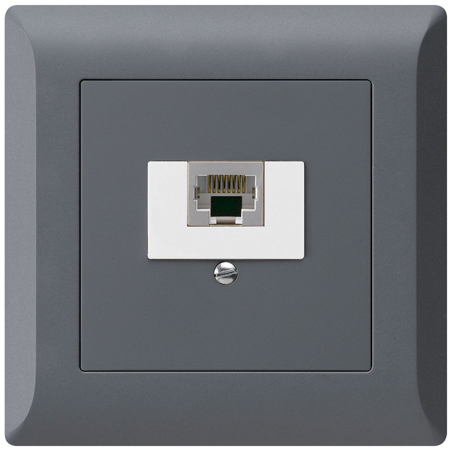 UP-Anschlussdose kallysto.line 1×RJ45s anthrazit
