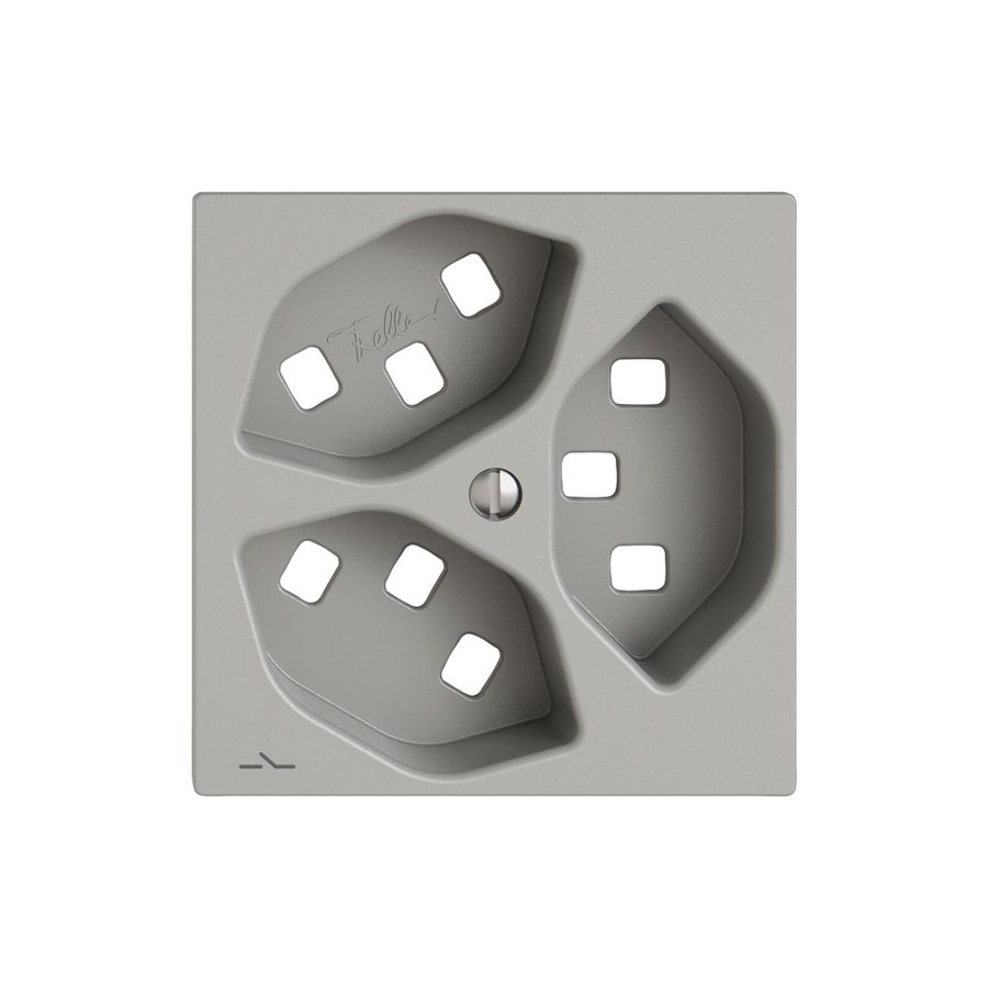 Kit di montaggio EDIZIO.liv SNAPFIX® per presa 3×T23 separata grc