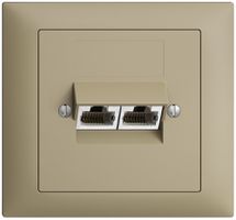 EB-Dose 2×RJ45/s 4P getr. EDIZIOdue sand ITplus