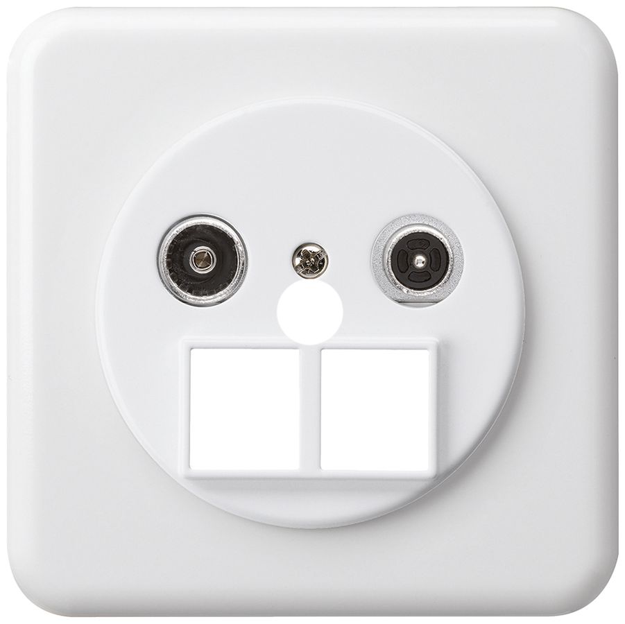 Prise multimédia ENC basico TV-R montage C 11dB 2GHz blanc