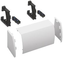 Rangierkanal Hager univers 3-feldig 800mm weiss