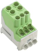 Verteilerblock WM WPD 100 1P 100A 2×Eing 6×Ausg 1.5…25mm² 1.5…10mm²