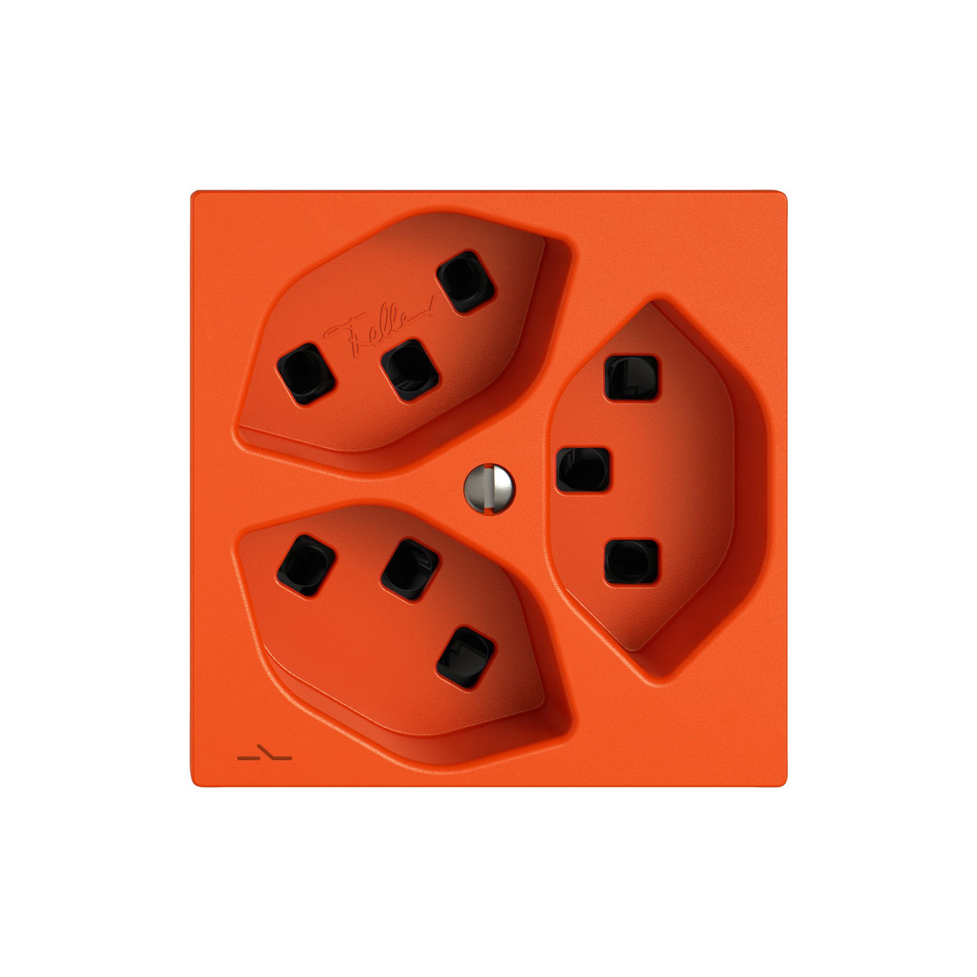 Steckdose EDIZIO.liv SNAPFIX® 3×T23 1×S or