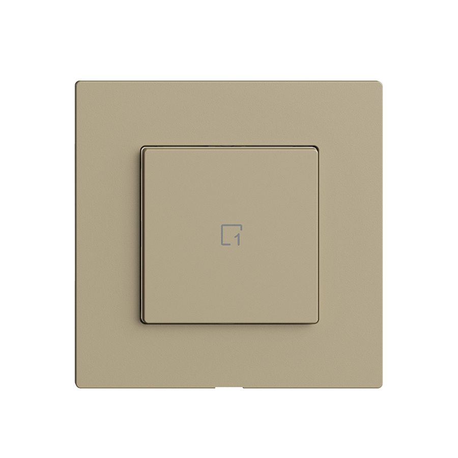 Comando per pulsante scena 1 scena/1T Edue Wiser sand