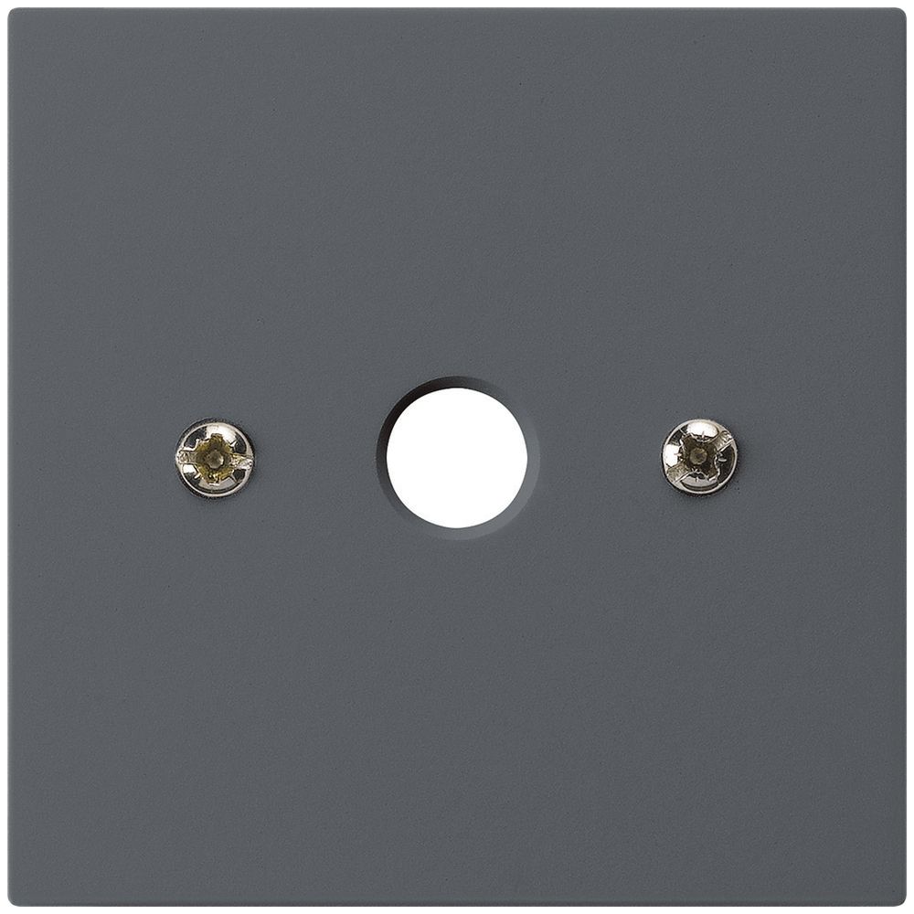 Frontplatte kallysto 60×60mm anthrazit für Durchgangsdose