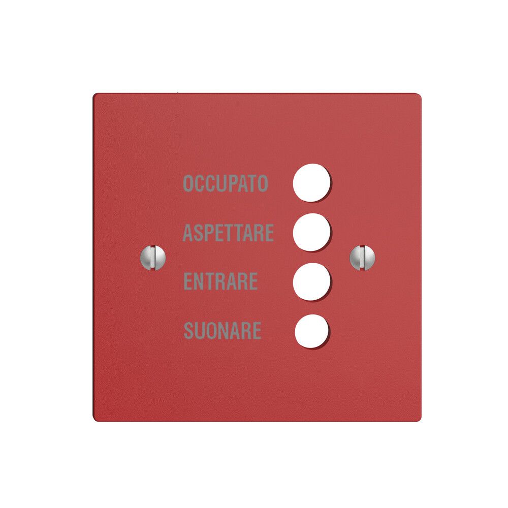 Frontplatte EDIZIOdue berry italienisch