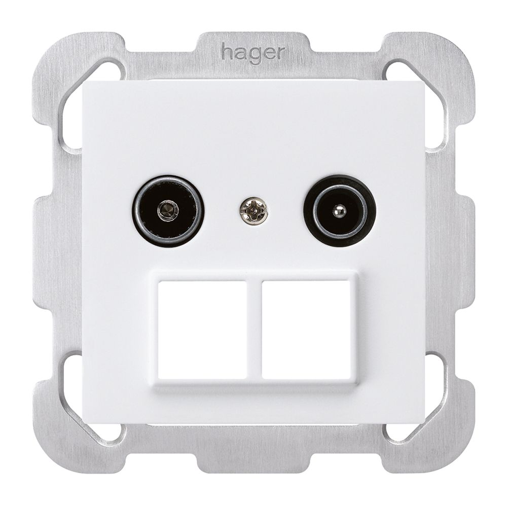 UP-Antennendose R/TV HMS kallysto B 14dB weiss