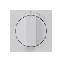 Contatto rotativo 0<-1/2L grigio chiaro kallysto con manopola