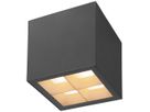 LED-Deckenleuchte SLV S-CUBE 15W 1000lm 827/830 IP65 DIM 95×95mm anthrazit