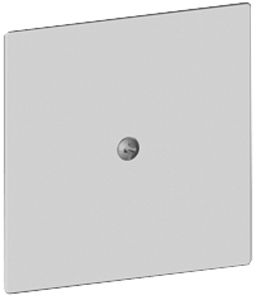 Placca frontale kallysto bianco per 60×60 per elemento di potenza supplementare