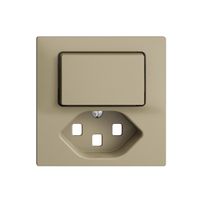 Frontset 60×60mm EDIZIOdue sand T23 für Kleinkombi