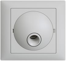 EB-Anschlussdose EDIZIOdue hellgrau, ohne Klemmeneinsatz