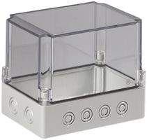 Apparategehäuse RW CUBO S 125×175×150 SPCM transparent