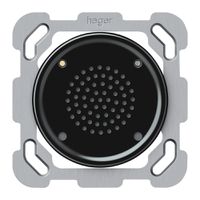 UP-Türgong origin 230V AC/DC 83dB schwarz