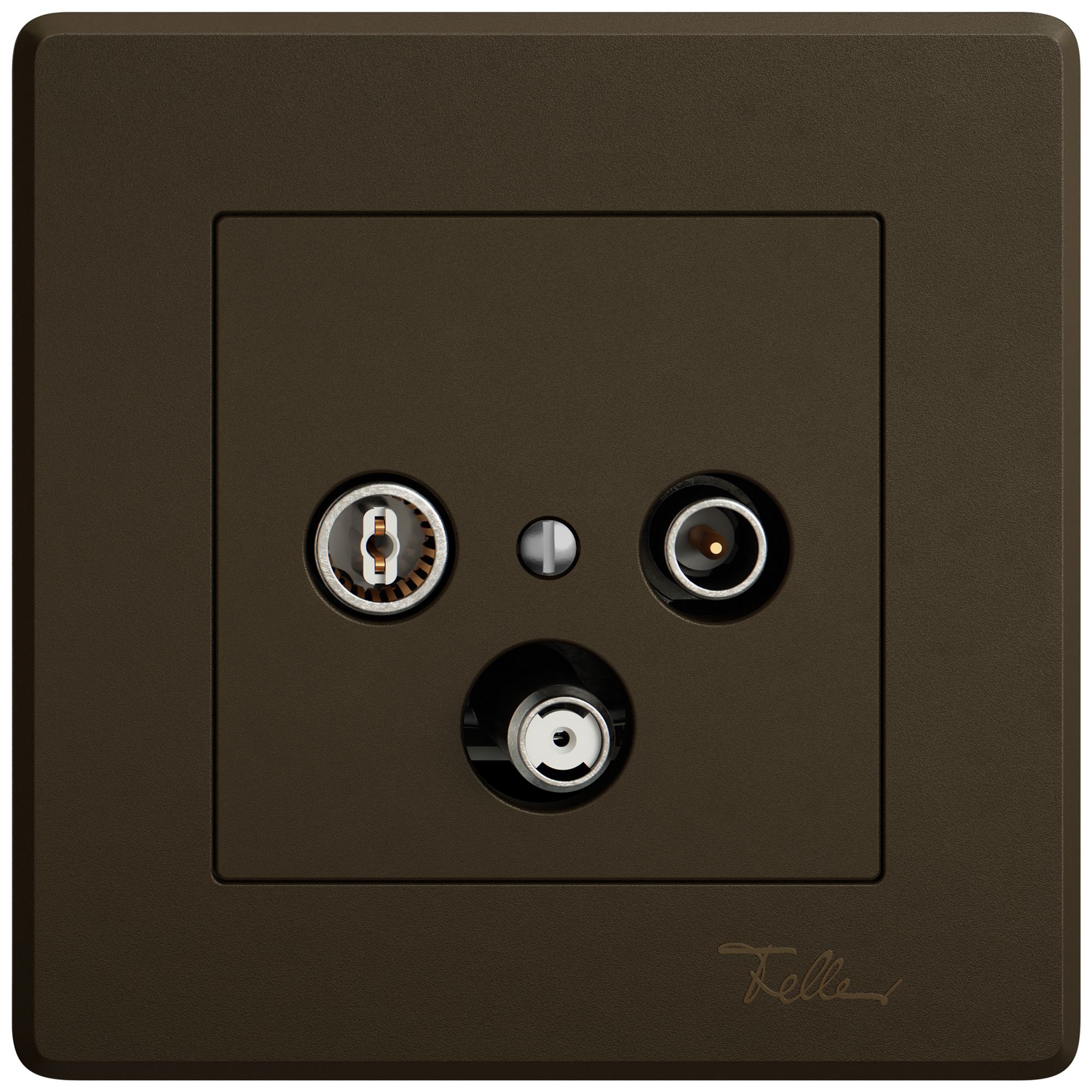 Prise antenne ENC TV-R-SAT EDIZIO.liv SNAPFIX® DB52 prise de dérivation br