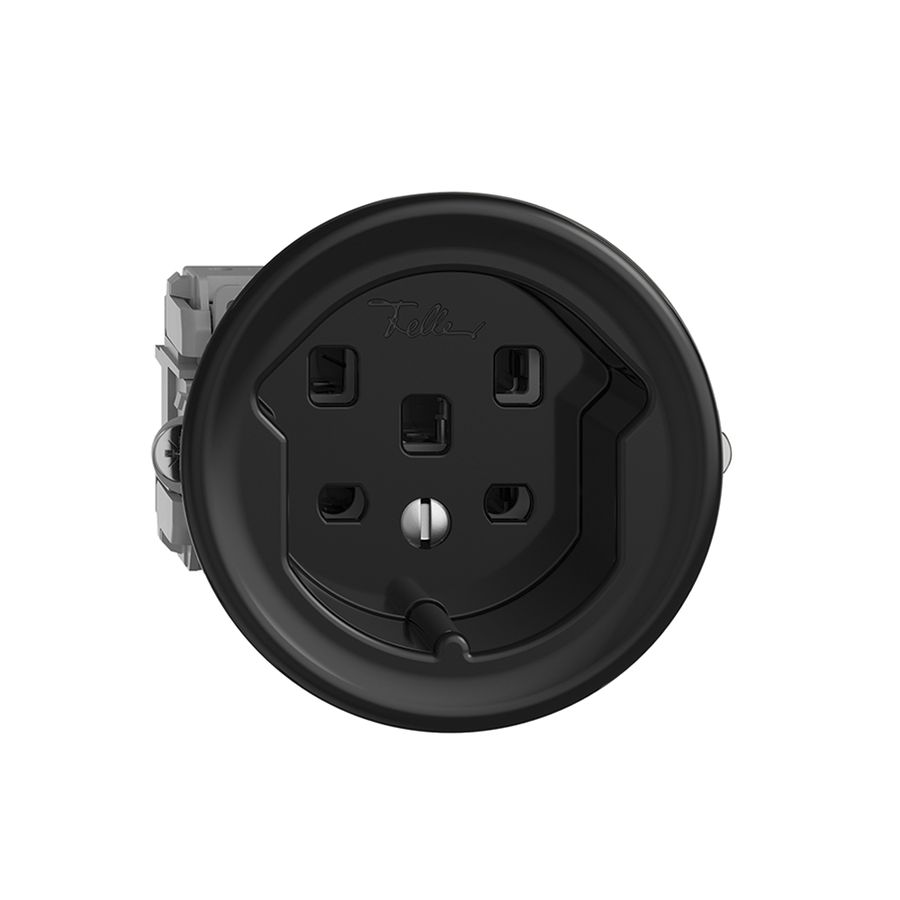 Steckdose STANDARDdue T25 schwarz