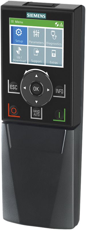 Unità di comando portatile Siemens IOP-2 per SINAMICS G1