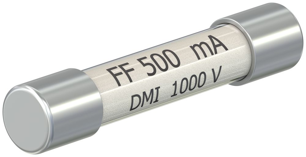 Apparatesicherung zylindrisch 500mA flink 6.3×32mm