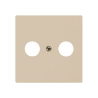 Frontplatte kallysto 60×60mm beige für R/TV