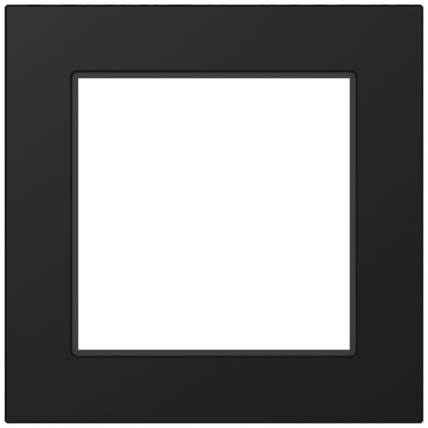 Abdeckrahmen SIDUS 1×1 schwarz