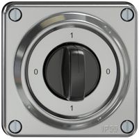 Drehschalter ELEMENT SNAPFIX® 1-polig 16A 400V 0-1-0-1 alu