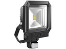 LED-Strahler ESYLUX AFL SUN, 30W 3000K 2400lm 227×86×290mm IP65, schwarz