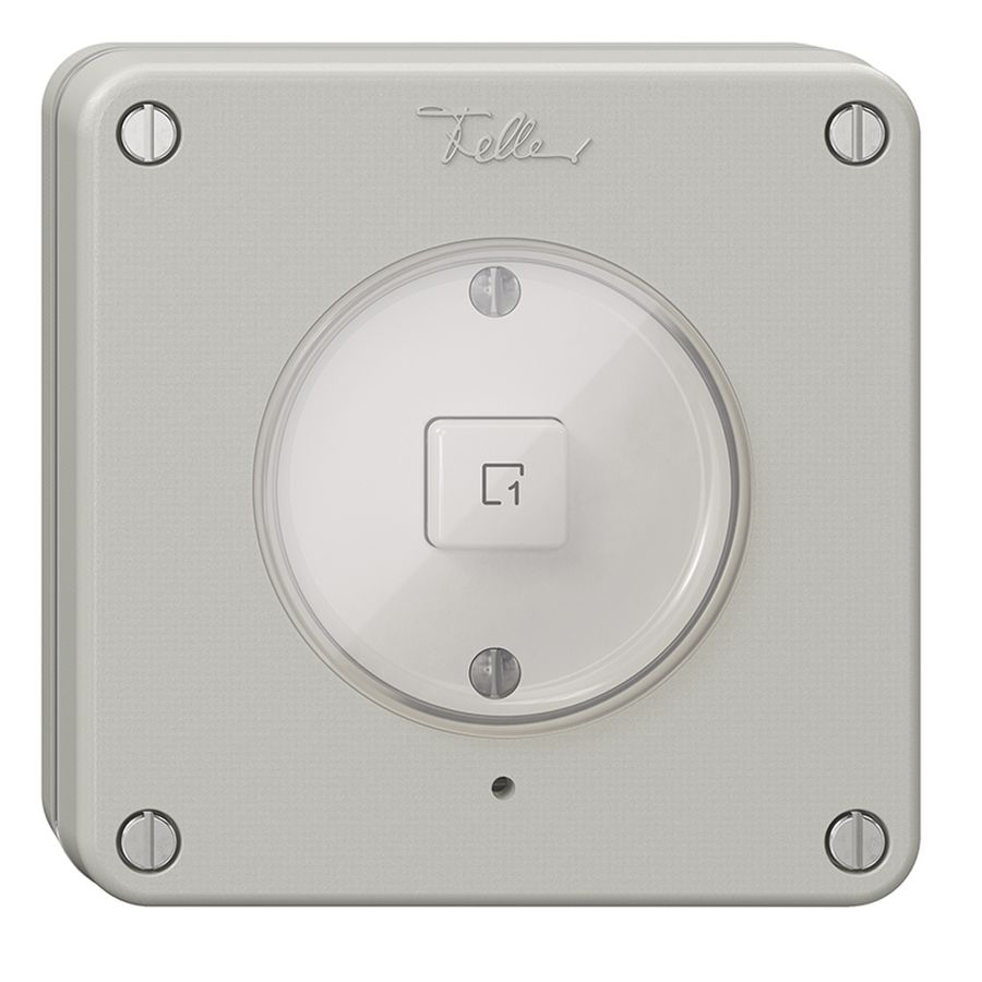 Poussoir scène ENC 1 scène/1T NEVO Wiser gris clair