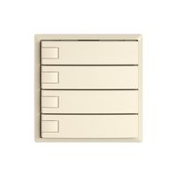 Universaltaster EDIZIO.liv UNI SNAPFIX® o.LED 4× 1-Tbed.cr