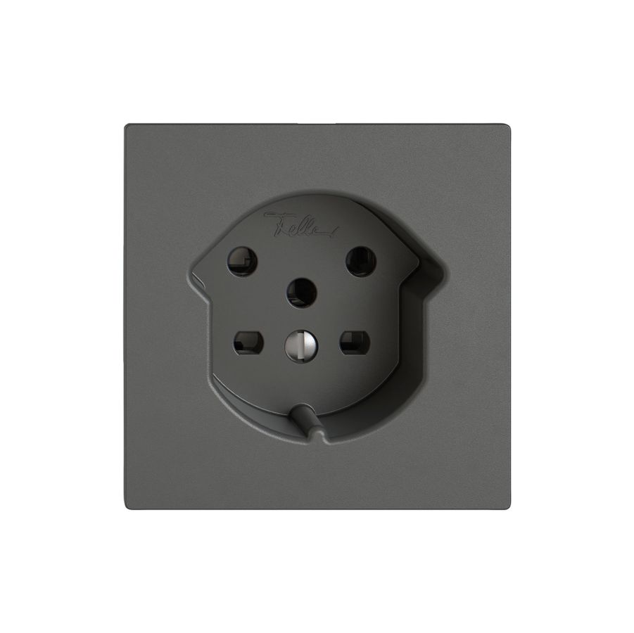 Prise EDIZIO.liv SNAPFIX® 1×T15 grf