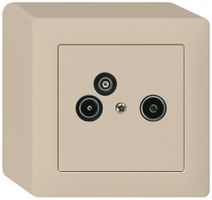 Prise pour antenne AP R/TV/données kallysto 2GHz 10.5db beige