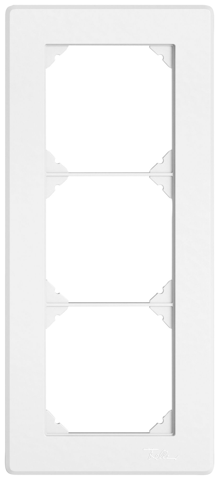 UP-Abdeckrahmen EDIZIO.liv SNAPFIX® 3×1/1×3 96×216mm ws