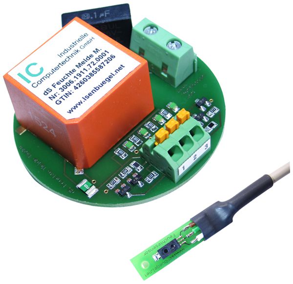 EB-Feuchtemelder digitalSTROM IC, mit 4 fixen Schwellwerte 40/50/60/70%