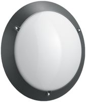 Plafoniera/lpda muro LED INFINI 1000lm 15W HF esteso Ø322 antivandalo antracite