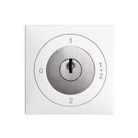 Interruttore rot. INC EDIZIOdue 1/1P bianco, con serratura di sicur.