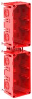 NUP-Einlasskasten CRALLO-LEU 378×78×73mm 4×1 Halogenfrei rot