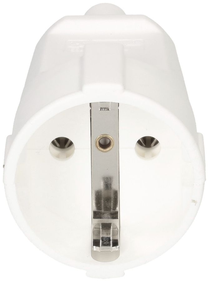 Prise mobile Schuko MAX HAURI L+N+PE 16A 250V 0.75…1.5mm² blanc