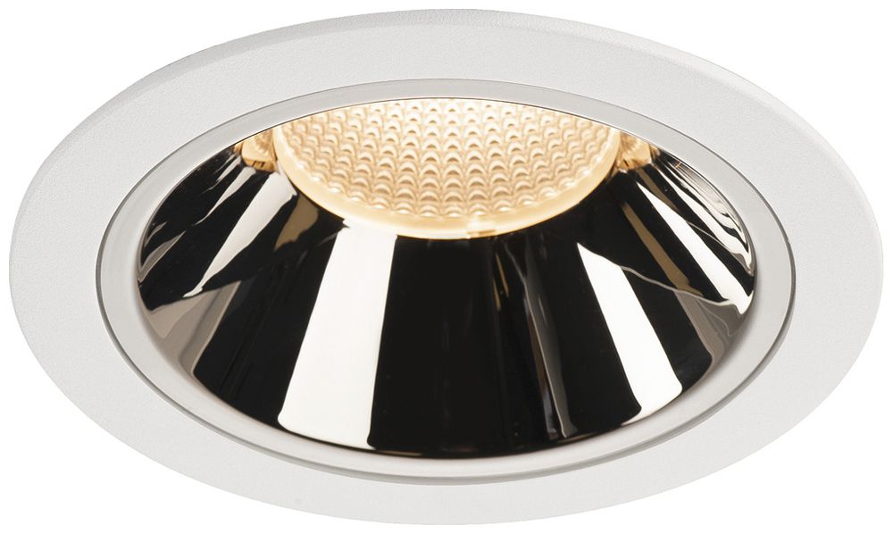 LED-Downlight SLV NUMINOS XL 37.4W 3400lm 2700K 40° DIM Ø160×108mm ws/Cr