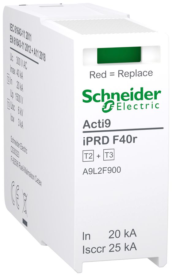 Steckmodul Acti9 iPRD F40r TN-C TN-S TT 1P 240V 1TE