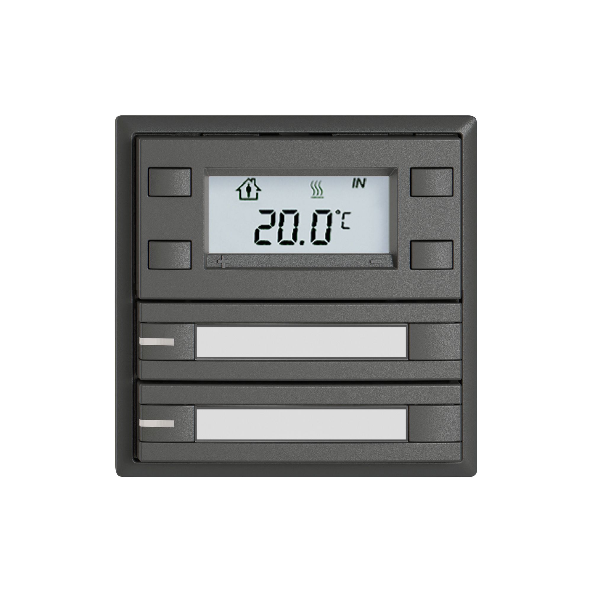 RTH-Taster EDIZIO.liv SNAPFIX® m.RGB-LED Pap.2×Taste 2-Tbed.dgu